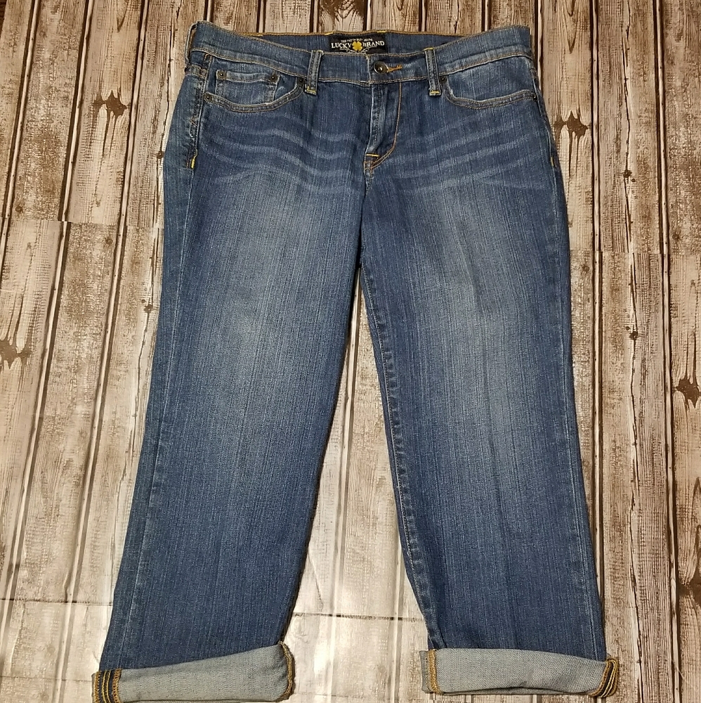 Lucky Brand Sweet & Crop Jeans. Size 8/ 29